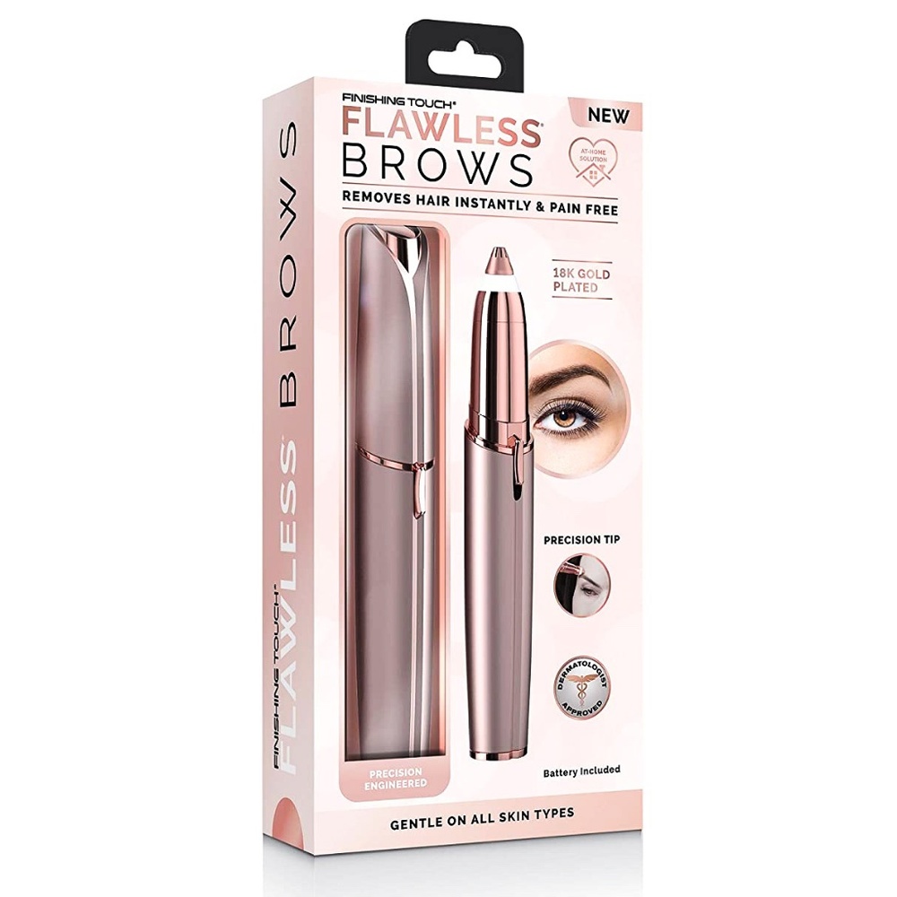 18K Gold Flawless Brow Shaper & Hair Remover NWT